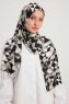 Banou - Sort Mønstret Hijab