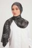 Nurgul - Sort Mønstret Hijab