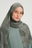 Nurgul - Grøn Mønstret Hijab