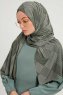 Nurgul - Grøn Mønstret Hijab
