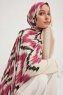 Tansu - Mørkrosa Mønstret Hijab