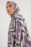 Tansu - Lilla Mønstret Hijab
