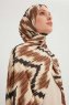 Tansu - Brun Mønstret Hijab