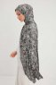 Gulya - Grå Mønstret Hijab