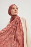 Gulya - Murstensrød Mønstret Hijab