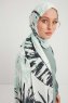 Ezmeray - Lysegrøn Mønstret Hijab