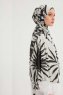 Ezmeray - Anthracite Mønstret Hijab