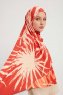 Ezmeray - Kanel Mønstret Hijab