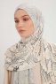 Fadime - Blå Mønstret Hijab