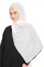 Chiffon Hijab - Hvid