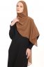 Chiffon Hijab - Lysebrun