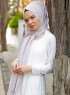 Abira - Gammelrosa Mønstrede Hijab - Sal Evi