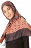 Alev - Laksrosa Mønstred Hijab