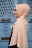 Alida - Beige Bomuld Hijab - Mirach