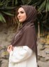 Alida - Brun Bomuld Hijab - Mirach
