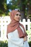 Alida - Dark Rose Bomuld Hijab - Mirach