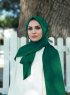 Alida - Mørkegrøn Bomuld Hijab - Mirach