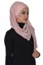 Alva - Gammelrosa Praktisk Hijab & Amta