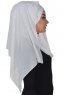 Alva - Hvid Praktisk Hijab & Amta