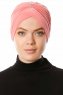 Arwa - Hindbærrød Crepe Chiffon Turban - Sehr-i Sal