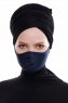 Asli - Marine Blå Ansigtsmaske / Ansigtsdækning