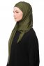 Asya - Khaki Praktisk Viskos Hijab