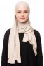 Asya - Lys Taupe Praktisk Viskos Hijab