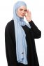 Asya - Lyseblå Praktisk Viskos Hijab