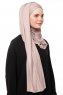 Asya - Stengrå Praktisk Viskos Hijab