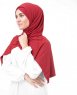 Aurora Red Röd Viskos Jersey Hijab InEssence 5VA58b