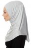 Ava - Lysegrå One-Piece Al Amira Hijab - Ecardin