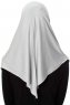 Ava - Lysegrå One-Piece Al Amira Hijab - Ecardin