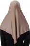 Ava - Mørk Taupe One-Piece Al Amira Hijab - Ecardin