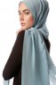 Ayla - Lys Petrol Chiffon Hijab
