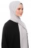 Aylin - Lysegrå Medine Silk Hijab - Gülsoy