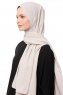 Aylin - Stengrå Medine Silk Hijab - Gülsoy