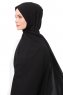 Aylin - Sort Medine Silk Hijab - Gülsoy