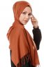 Aysel - Brun Pashmina Hijab - Gülsoy