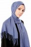 Aysel - Havblå Pashmina Hijab - Gülsoy