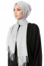 Aysel - Lysegrå Pashmina Hijab - Gülsoy