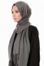 Aysel - Mørkegrå Pashmina Hijab - Gülsoy