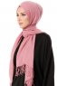 Aysel - Mørkrosa Pashmina Hijab - Gülsoy