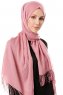 Aysel - Mørkrosa Pashmina Hijab - Gülsoy