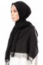Aysel - Sort Pashmina Hijab - Gülsoy