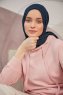 Serap - Marine Blå Bamboo Crash Hijab