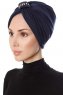 Bahar - Marine Blå Turban