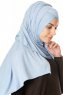Betul - Lyseblå 1X Jersey Hijab - Ecardin