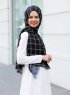 Betulle - Sort Mønstrede Hijab - Sal Evi