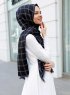 Betulle - Sort Mønstrede Hijab - Sal Evi