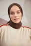 Ceyda - Mørkebrun Cazz Hijab